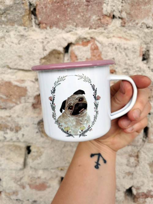 Plecháček s mopsíkem