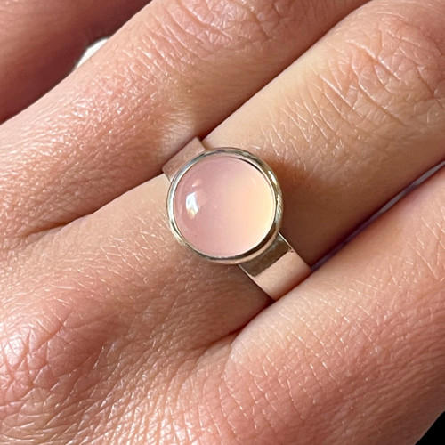 SLEVA 50% Elegantní prsten s chalcedonem
