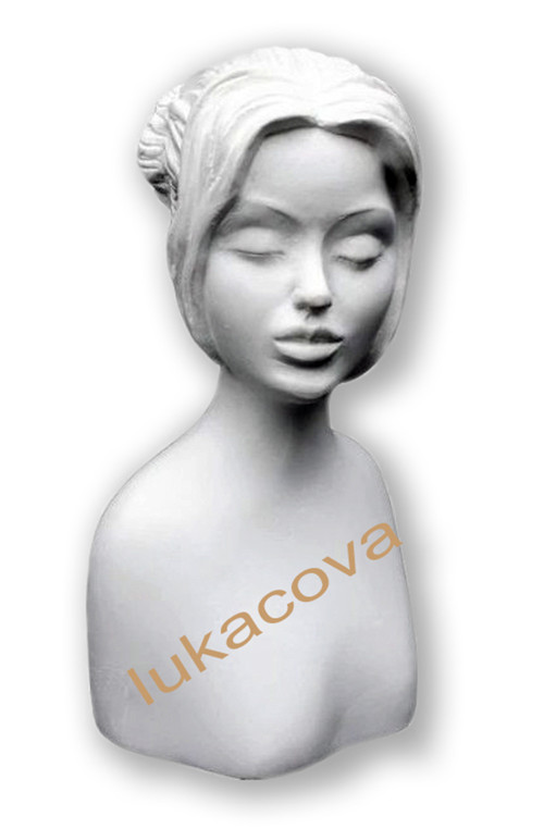 Powertex hlava bysta GRACE (0124) — foto 1