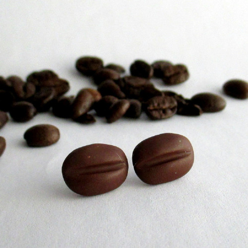 Náušnice kafíčka