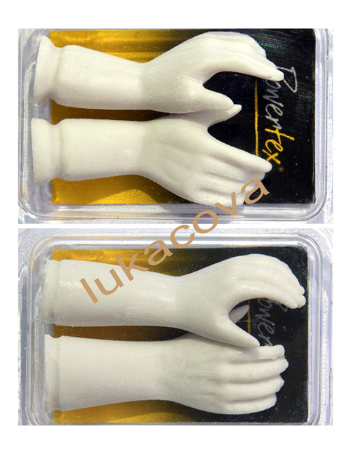 Powertex RUCE - pár - MALÉ ŽENSKÉ 6cm