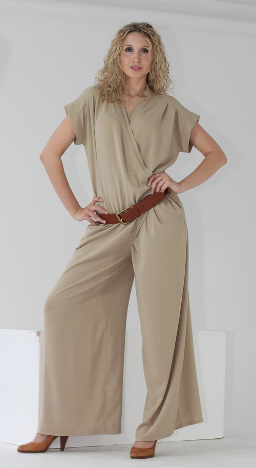Overal - béžový/sleva 50 % - vel. M-L — foto 1