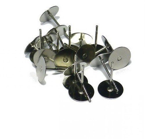 Puzety 8mm / Platina/ 10ks