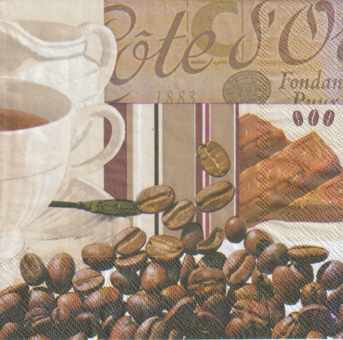 Ubrousek - káva
