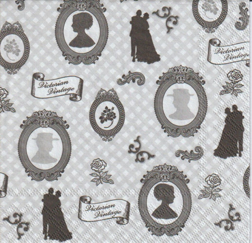 Ubrousek vintage - Victorian Vintage (2 ks - AKCE)
