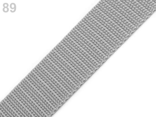 Popruh polypropylén š.20mm (5m) - šedá stř.