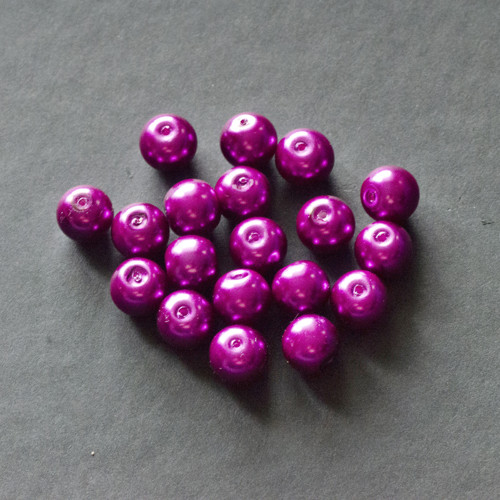 Skleněné perle 10mm (20ks)