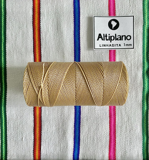 LINHASITA 1mm macramé PALHA 5metrů — foto 1