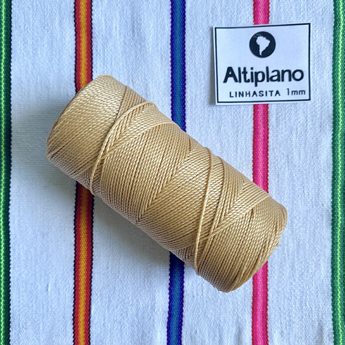 LINHASITA 1mm 285 celá cívka (slámově béžová)