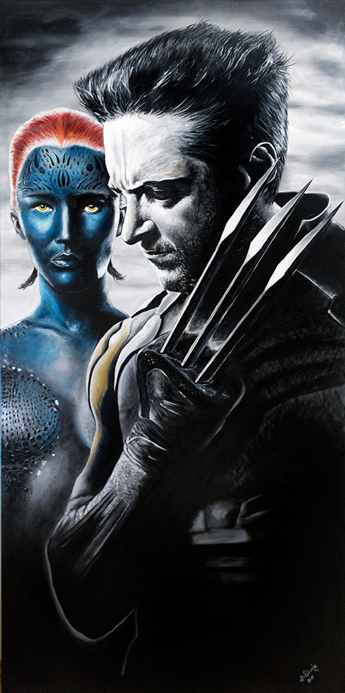 X-Men - Wolverine - Mystique (100×200cm)