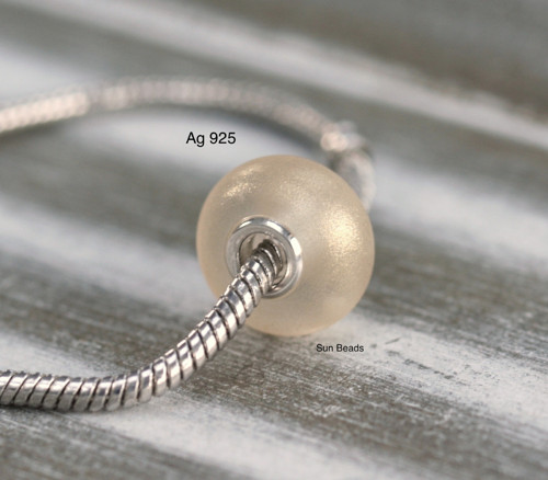 Dotek slunce - Ag 925 průvlek 4,3 mm