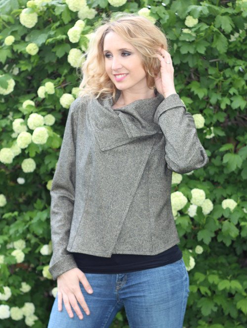 Tvídové sáčko - vel. M SLEVA 50% — foto 1