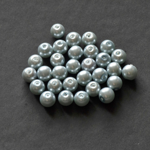 Voskované perle sklo 8mm 30ks — foto 1