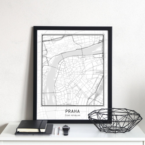 Plakát - mapa Praha — foto 1