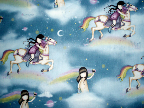 Santoro - Rainbow Dreams - Girl and Horses