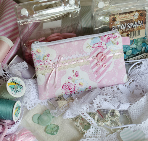 Kapsička růžová - Shabby chic - SLEVA! — foto 1
