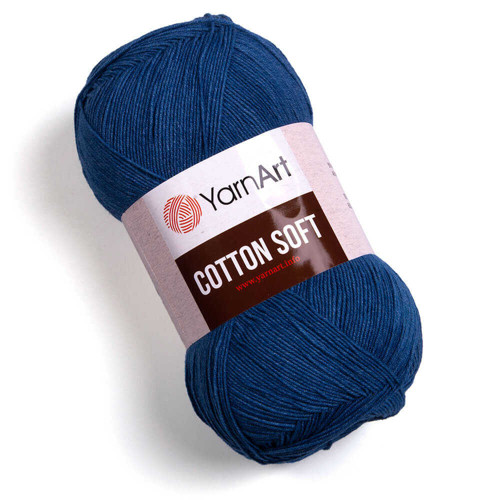 Příze Cotton Soft - džínová — foto 1
