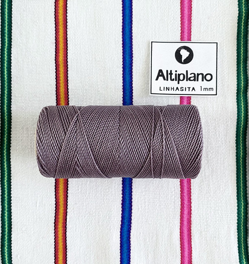 LINHASITA 1mm macramé 232 5metrů (stř.fialová)