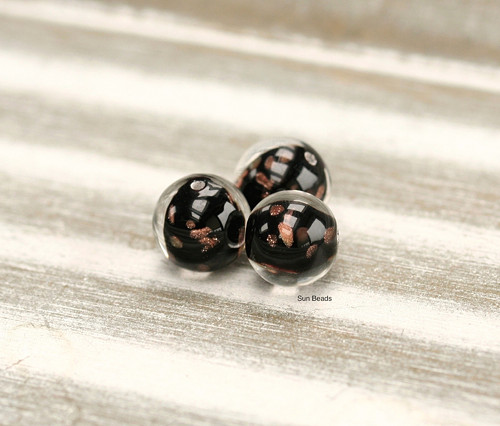 Vinutky kuličky s avanturínem (13 mm)