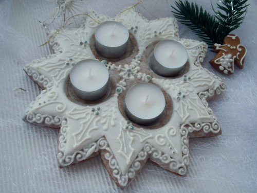 Adventní hvězda - perník