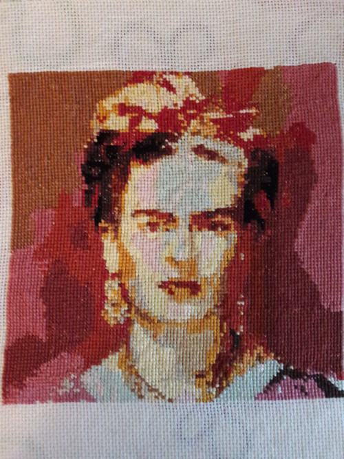 Vyšívaná Frida