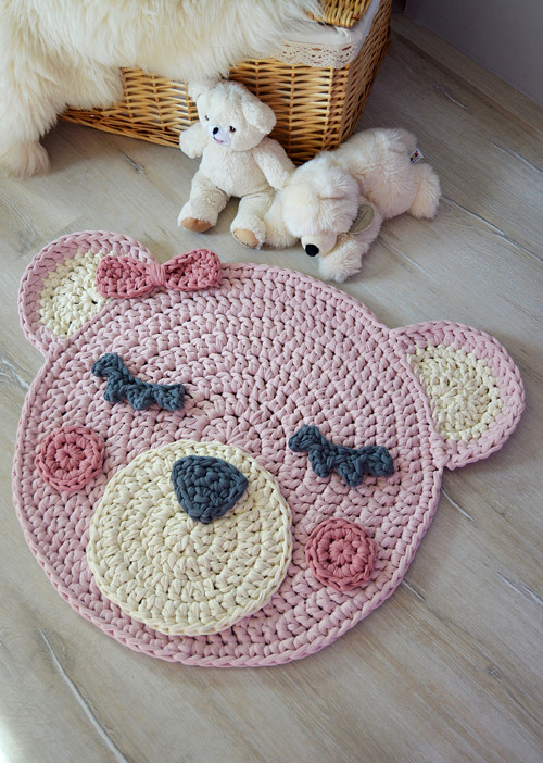Dětský kobereček medvídek "Teddy Rose"
