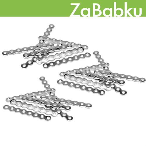 Osmiřadý vodič 3x27mm / Platina / 20ks