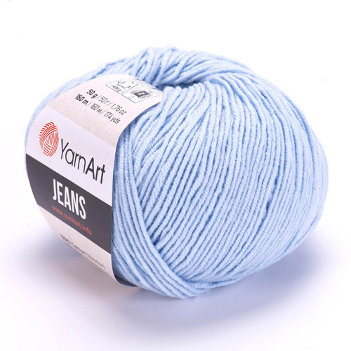 Příze Jeans - světle bleděmodrá — foto 1