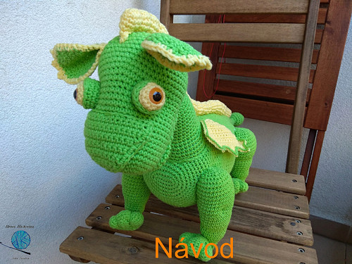 Háčkovaný dráček_návod