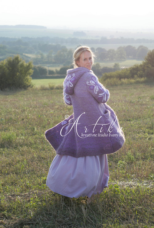 Kabátik LILAC COLORED — foto 1