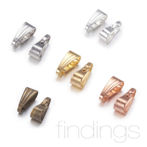 Šlupny cvakací / 7x3mm / 10ks / Stříbrná