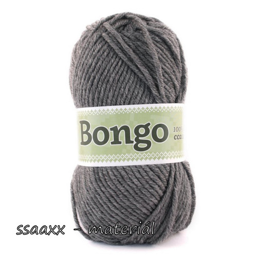 Příze BONGO ~ tmavě šedá 908 — foto 1