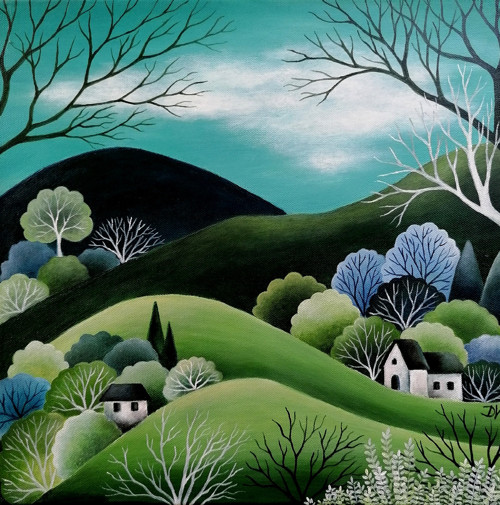 V údolí (40x40cm) — foto 1