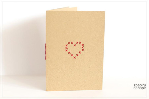 Vyšívané přání "z lásky"
