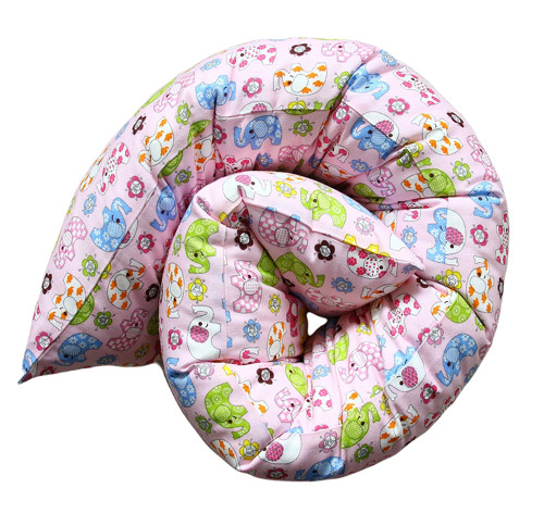 Polštář- mantinel Mini sloni 100x25