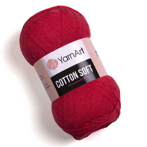 Příze Cotton Soft - světle červená