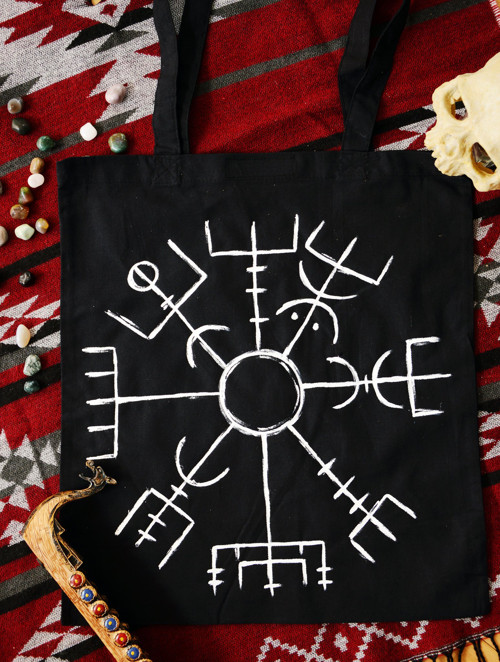 Pevná plátěná taška - Vegvísir