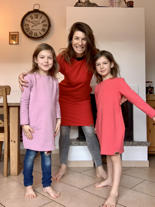 Nedbale elegantní šaty BomBamBino set