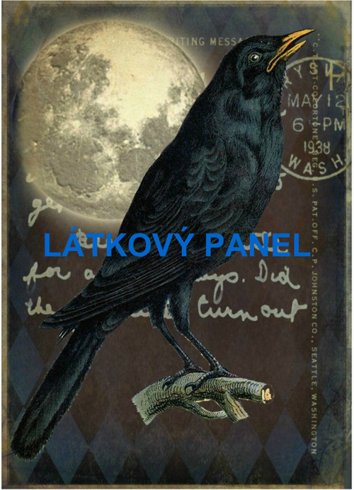 Bavlněná látka - panel 14x20cm — foto 1