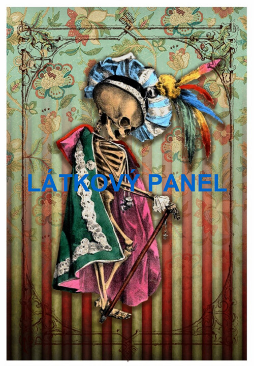 Bavlněná látka - panel 14x20cm — foto 1