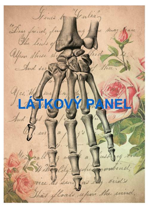 Bavlněná látka - panel 14x20cm — foto 1