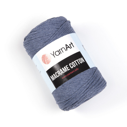 Příze Macrame Cotton - džínová — foto 1
