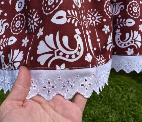 Sukně "Folklór s ptáčky" — foto 1
