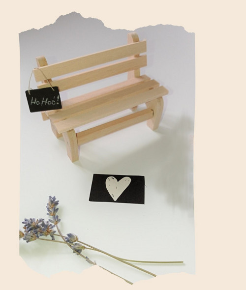 DIY lavička pro skřítky — foto 1