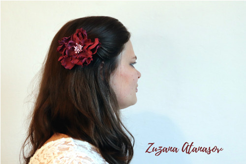 Čajová růže - bordó