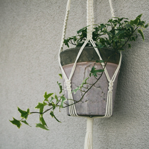 Macrame závěs na květiny