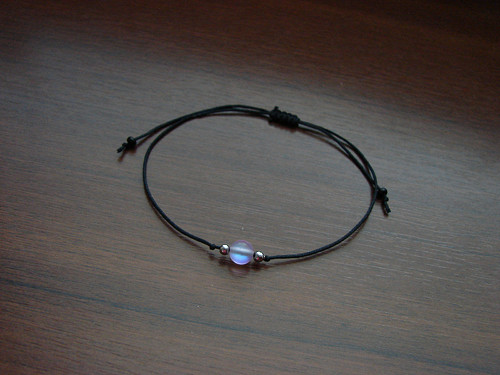 Náramek - Opalit fial. (0,6cm)