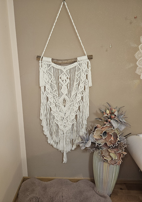 BOHO MACRAME na objednávku WHITE