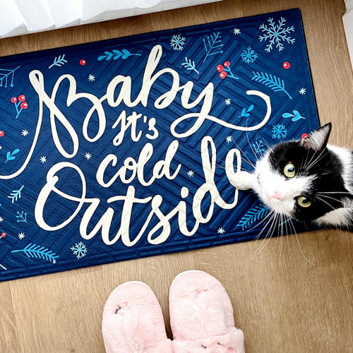 ROHOŽ INTERIÉROVÁ Baby it's cold outside — foto 1