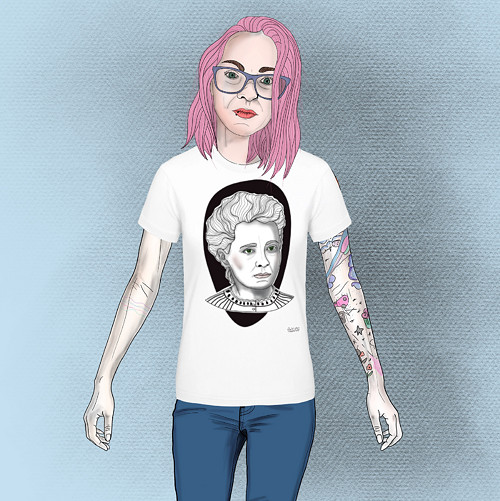 Dámské Tričko Marie Curie Skłodowska